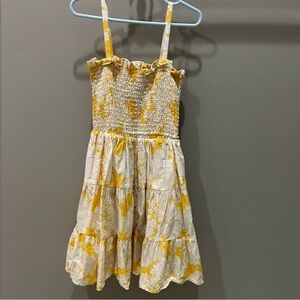 Janie and Jack Yellow Floral Casual Dress
